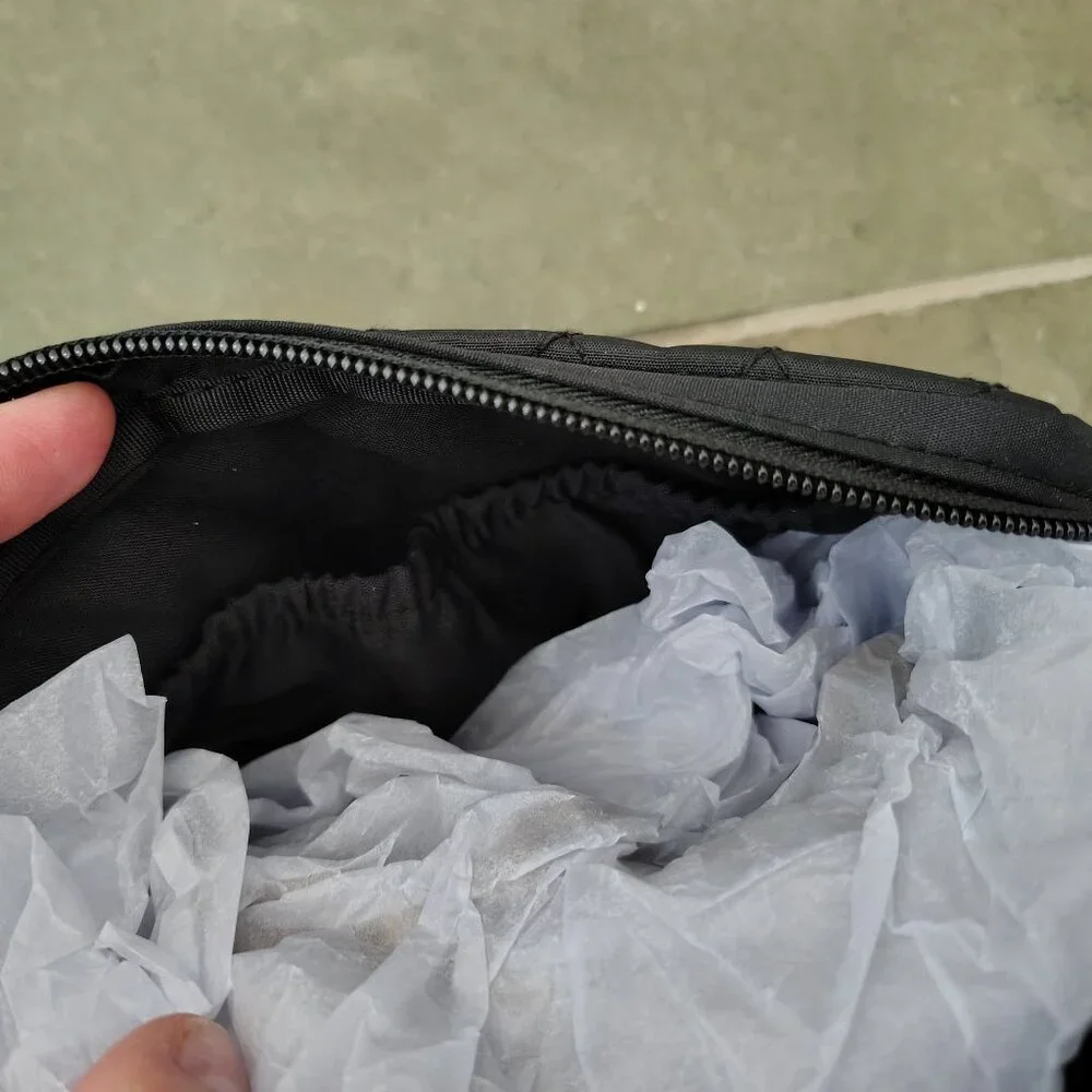 New Lanvin Black Clutch Travel Bag for perfumes and cosmetics
